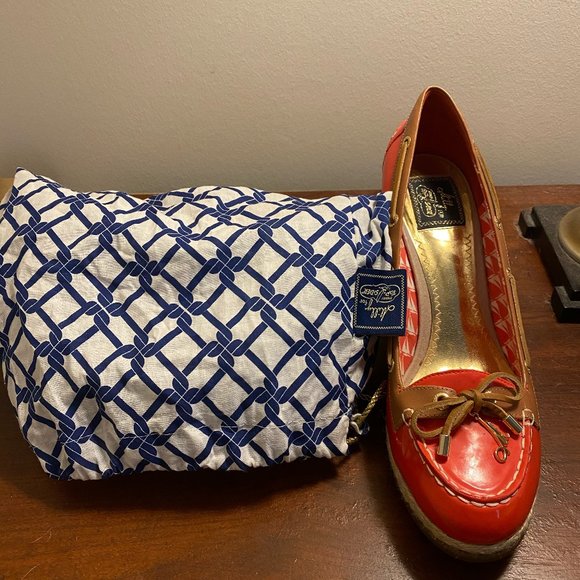 Milly for Sperry Top Siders Wedge Heel Boat Shoes - Picture 6 of 7